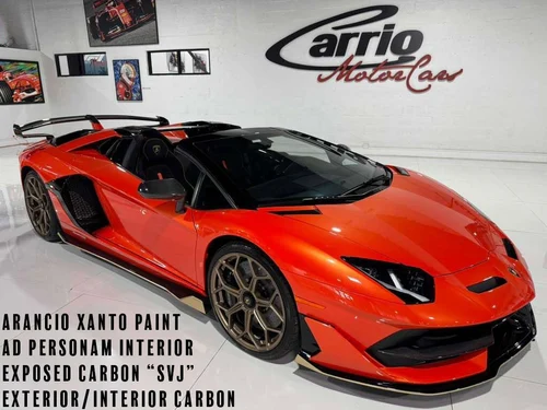 
           
        2021 Lamborghini Aventador SVJ Roadster Arancio