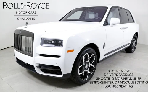 
           
        2024 Rolls-Royce Black Badge Cullinan