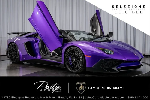 
           
        2017 Lamborghini Aventador SV Roadster