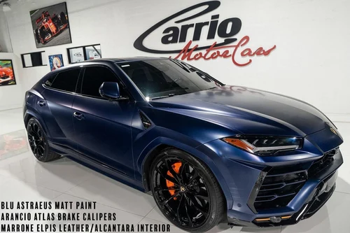 
           
        2021 Lamborghini Urus Blu Astraeus Matt