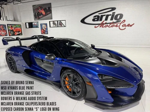 
           
        2019 McLaren Senna signed by BRUNO SENNA