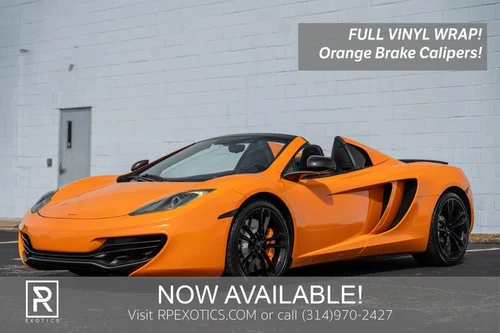 
           
        2013 McLaren MP4-12C 12C Spider Roadster 2D