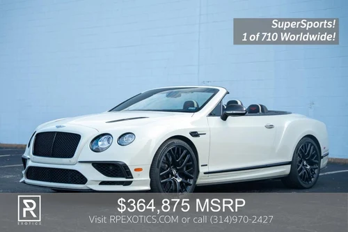 
           
        2018 Bentley Continental Supersports Convertible