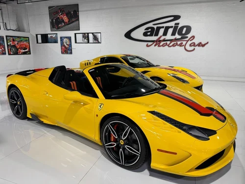 
           
        2015 Ferrari 458 Speciale Aperta Giallo