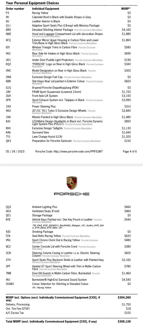 
           
        2023 Porsche 911