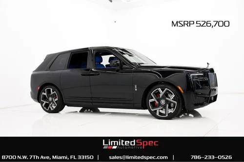
           
        2025 Rolls-Royce CULLINAN BLACK BADGE