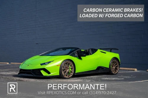 
           
        2019 Lamborghini Huracan Performante Convertible 2D