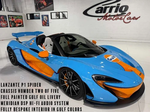 
           
        2015 McLaren P1 Lanzante Spider chassis