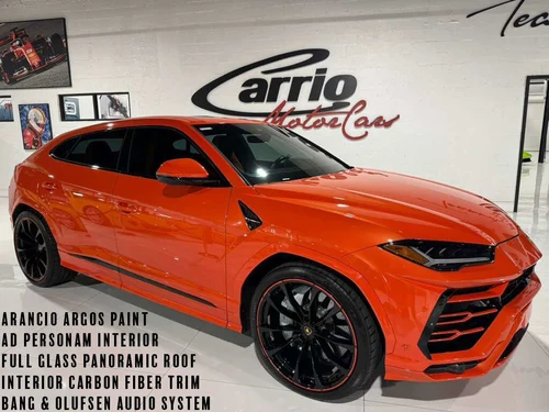 
           
        2022 Lamborghini Urus Arancio Argos paint