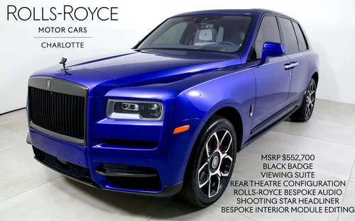 
           
        2024 Rolls-Royce Black Badge Cullinan