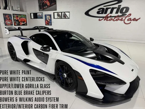 
           
        2019 McLaren Senna Pure White paint