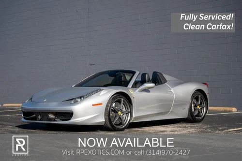 
           
        2013 Ferrari 458 Spider Convertible 2D
