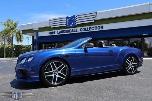 
           
        2018 Bentley Continental GT Supersports Convertible