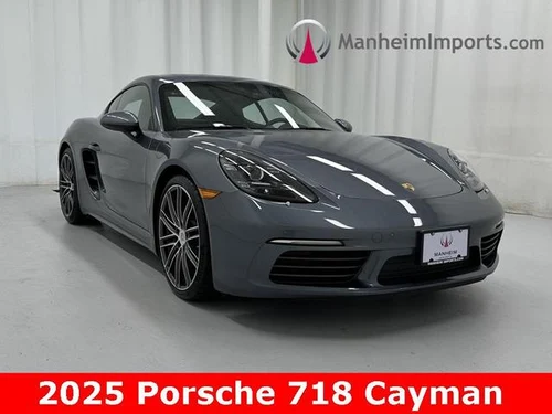 
           
        2025 Porsche 718 Cayman Base