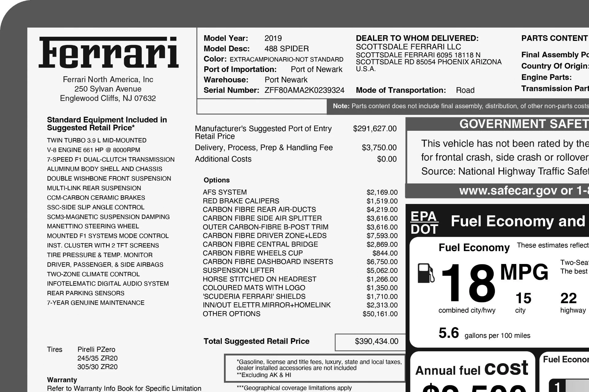mph004_3650140735_Used_2019_Ferrari_488_Spider_390_K_MSRP_in_Bianco_Fuji_60000_in_Tasteful_Upgrades_1759957304_449953711e