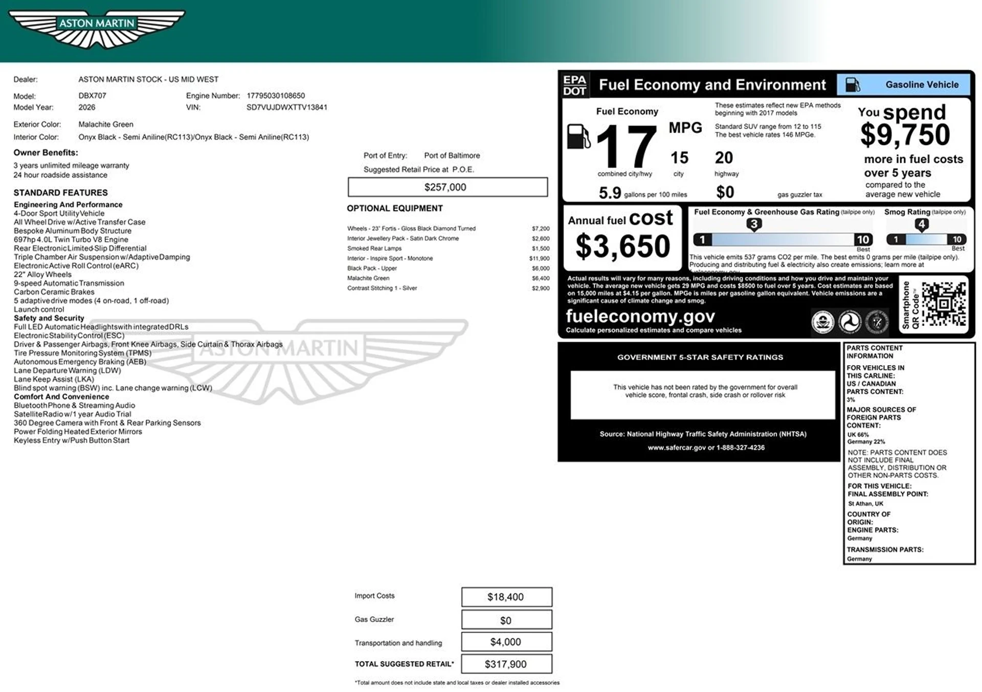 mph012_2908435094_Used_2026_Aston_Martin_DBX_707_1780515977_6702b25096