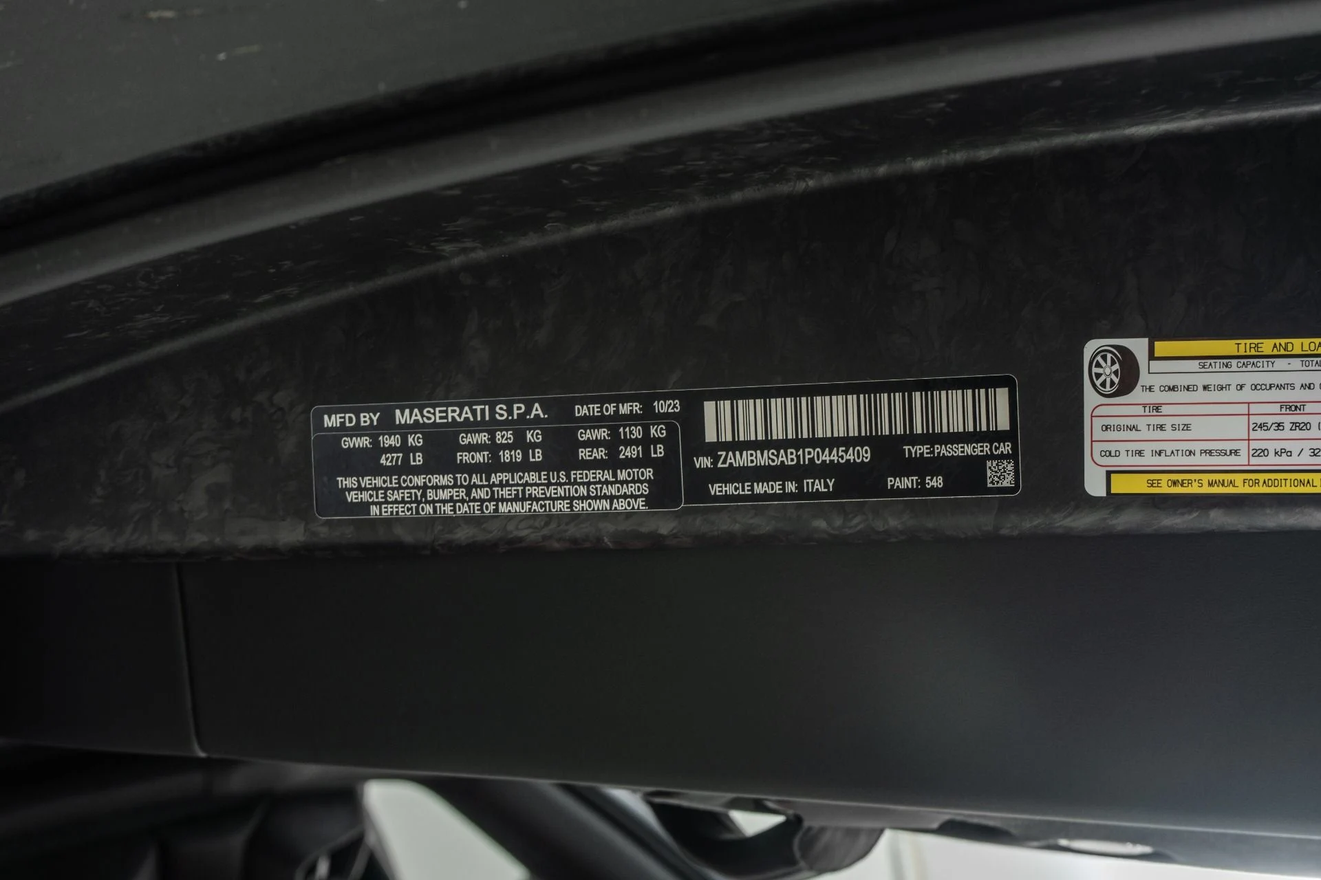 mph018_2449472844_Used_2023_Maserati_MC_20_Cielo_351_Miles_Lightweight_Racing_Seats_Interior_Carbon_Fiber_Package_1774034660_6342c6e821