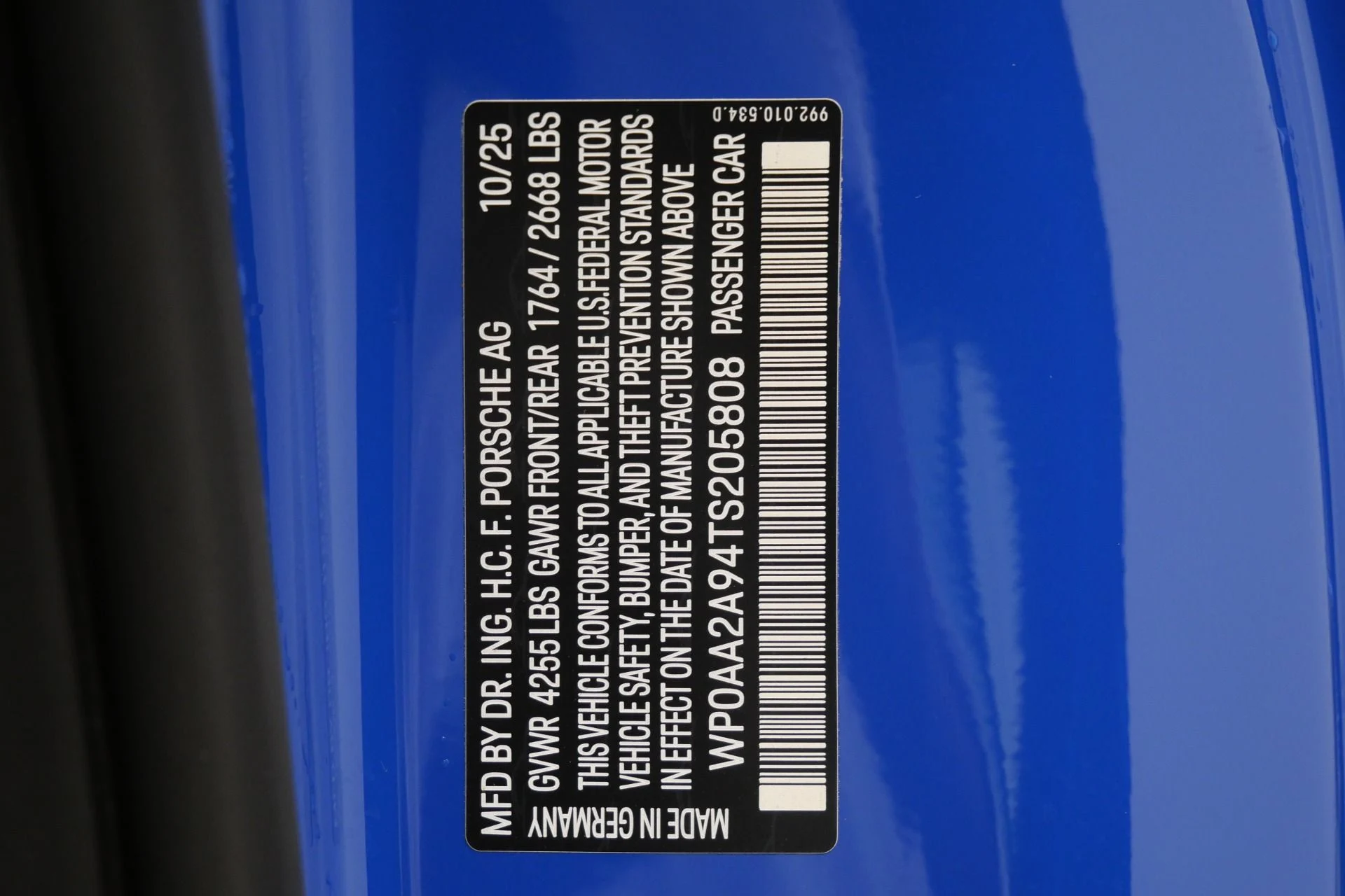 mph019_3582796121_Used_2026_Porsche_911_Carrera_T_As_New_with_12_Miles_6_Speed_Manual_18_Way_Seats_1767115090_77ac75dda3