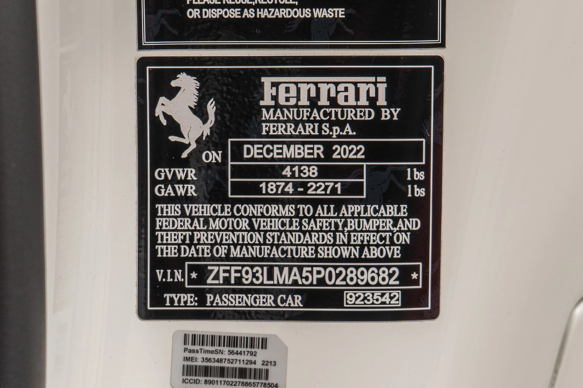 mph019_579047039_Used_2023_Ferrari_F8_Spider_Low_Miles_Two_Tone_Paint_Carbon_Driving_Zone_Passenger_Display_1789405204_a67deb0e5a