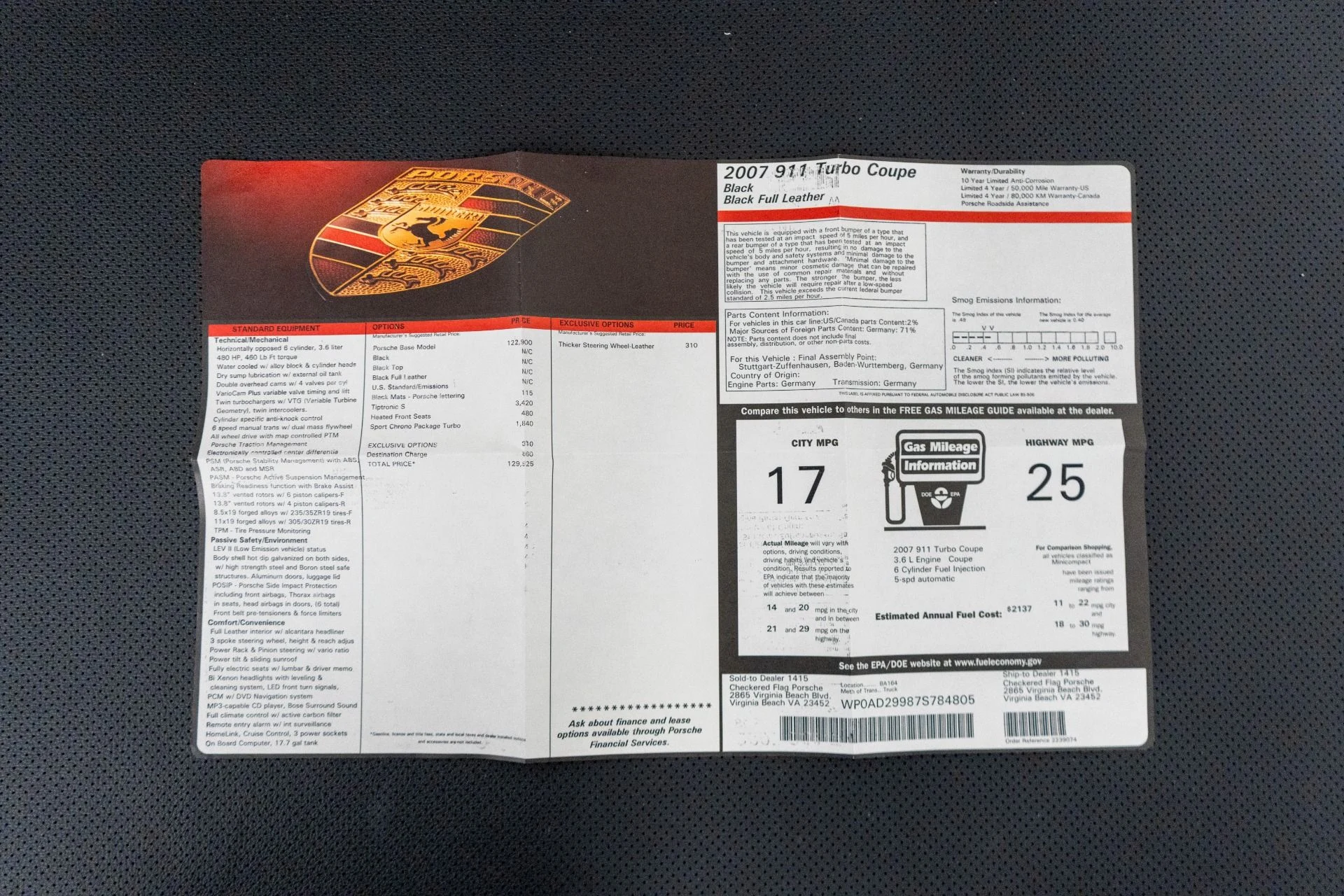 mph022_3431474434_Used_2007_Porsche_911_Turbo_Heated_Seats_480_Horsepower_1788380503_cbbd64757a