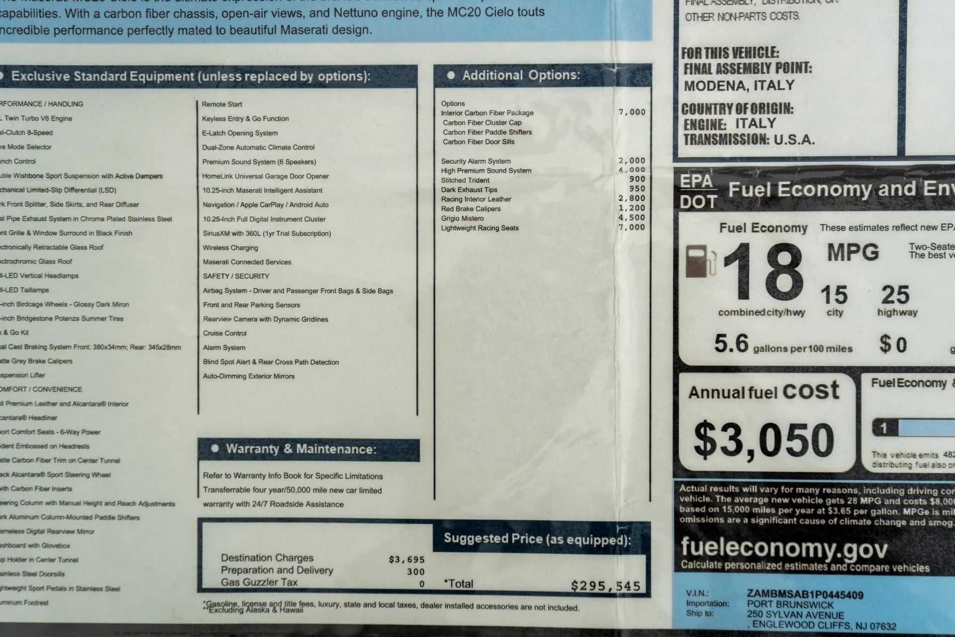 mph023_169749355_Used_2023_Maserati_MC_20_Cielo_351_Miles_Lightweight_Racing_Seats_Interior_Carbon_Fiber_Package_1774034660_f62cd869f9