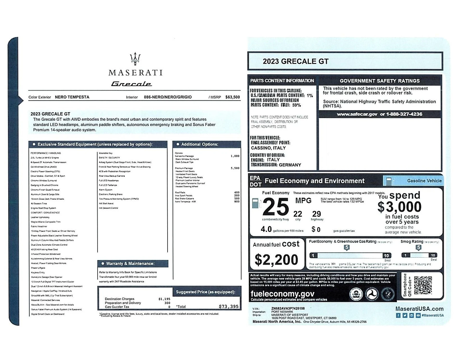 mph024_3208445110_Used_2023_Maserati_Grecale_GT_1783631821_e95dd33971