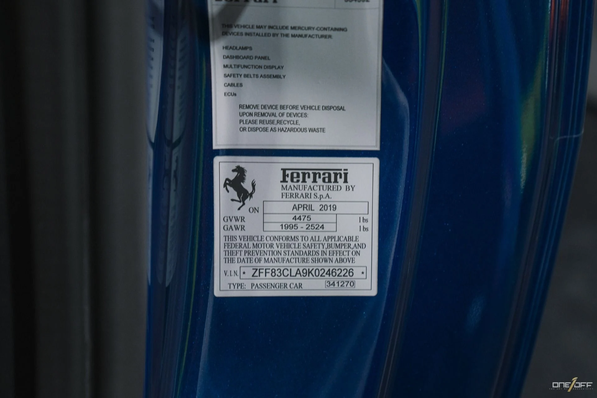 mph025_3832982980_Used_2019_Ferrari_812_Superfast_505_K_MSRP_Tailor_Made_Blu_Tour_De_France_Carbon_Everything_1762888084_6ab190fa7c