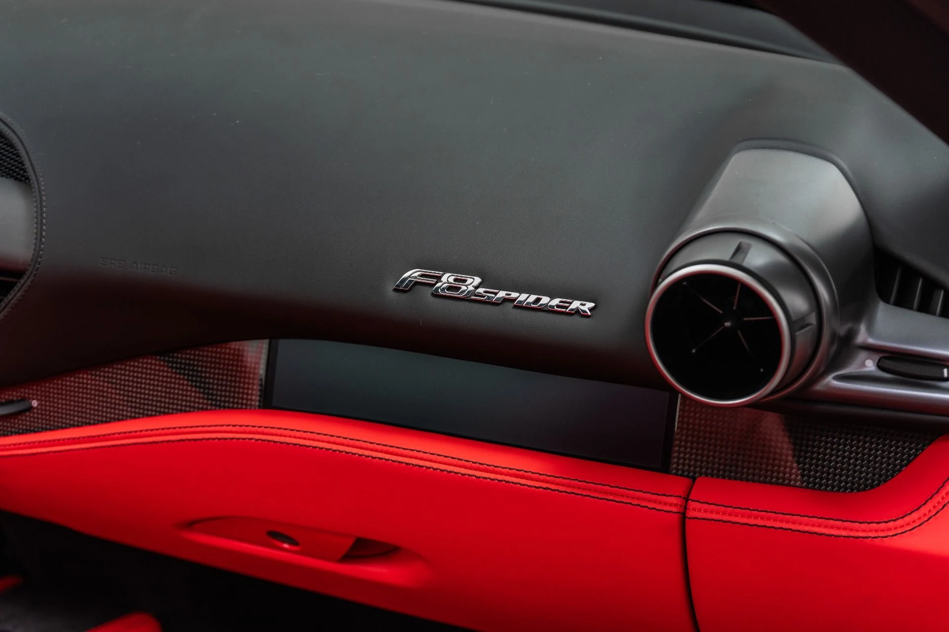 mph029_876102043_Used_2023_Ferrari_F8_Spider_Low_Miles_Two_Tone_Paint_Carbon_Driving_Zone_Passenger_Display_1789405204_cb1549f3dc