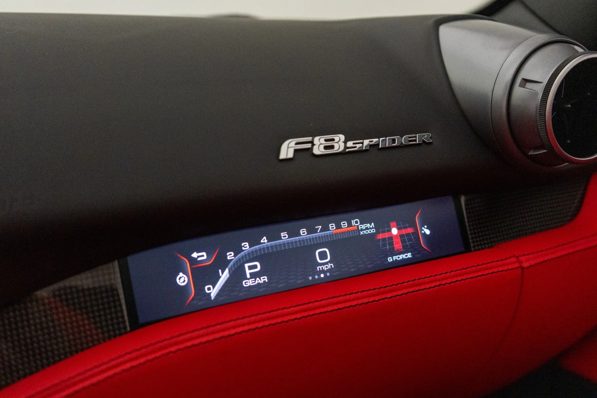 mph030_4005404296_Used_2023_Ferrari_F8_Spider_Low_Miles_Two_Tone_Paint_Carbon_Driving_Zone_Passenger_Display_1789405204_9bc6b13e3e