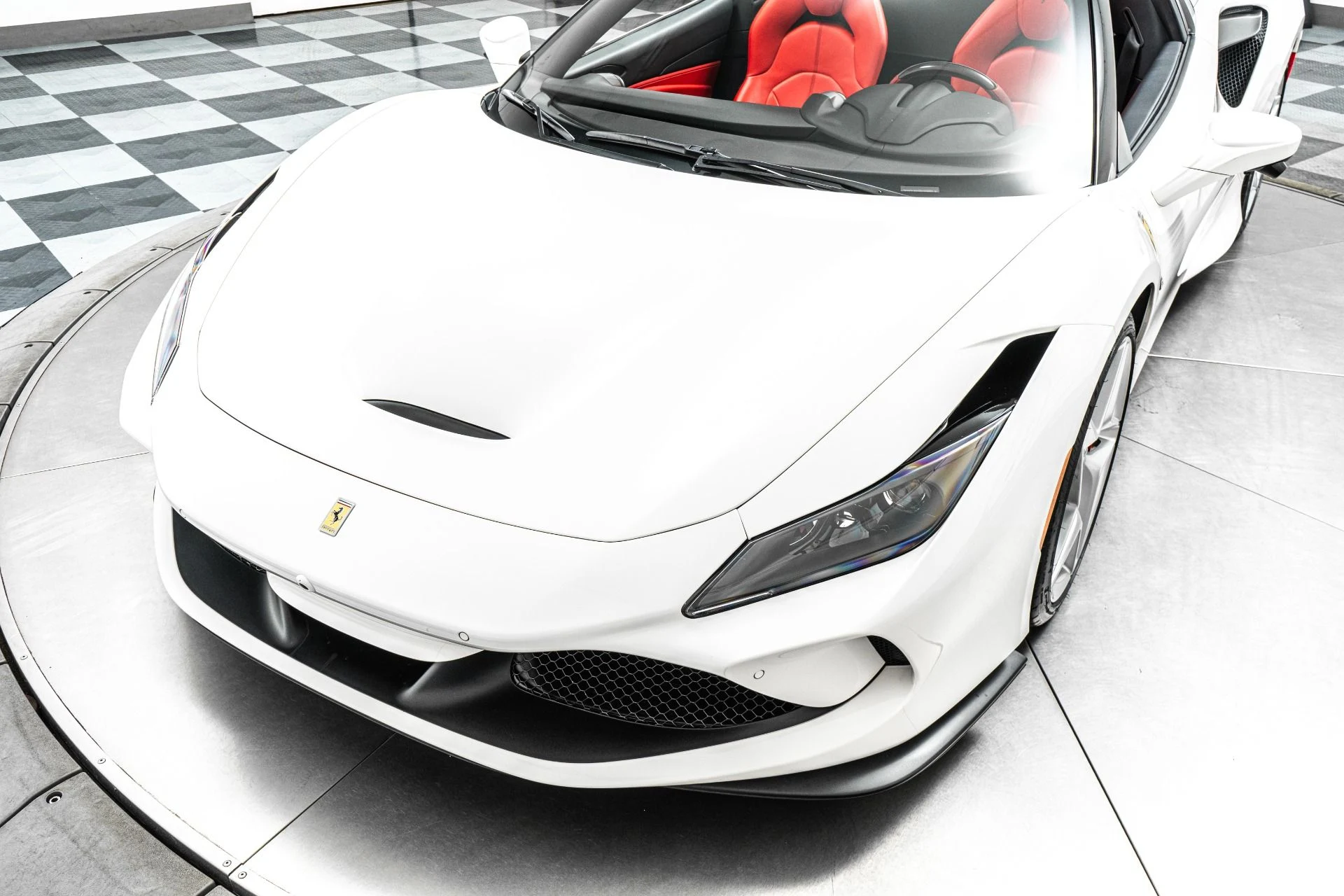 mph034_3703225808_Used_2023_Ferrari_F8_Spider_Low_Miles_Two_Tone_Paint_Carbon_Driving_Zone_Passenger_Display_1789405204_0756168198