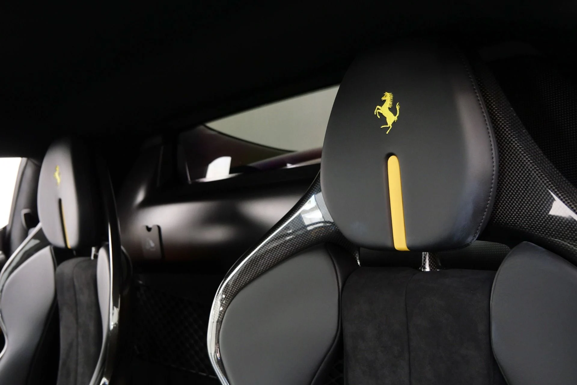 mph035_3758359575_Used_2023_Ferrari_296_GTB_Livery_stripes_Carbon_Fiber_Racing_Seats_Yellow_Stitching_1769812467_90095e3eab