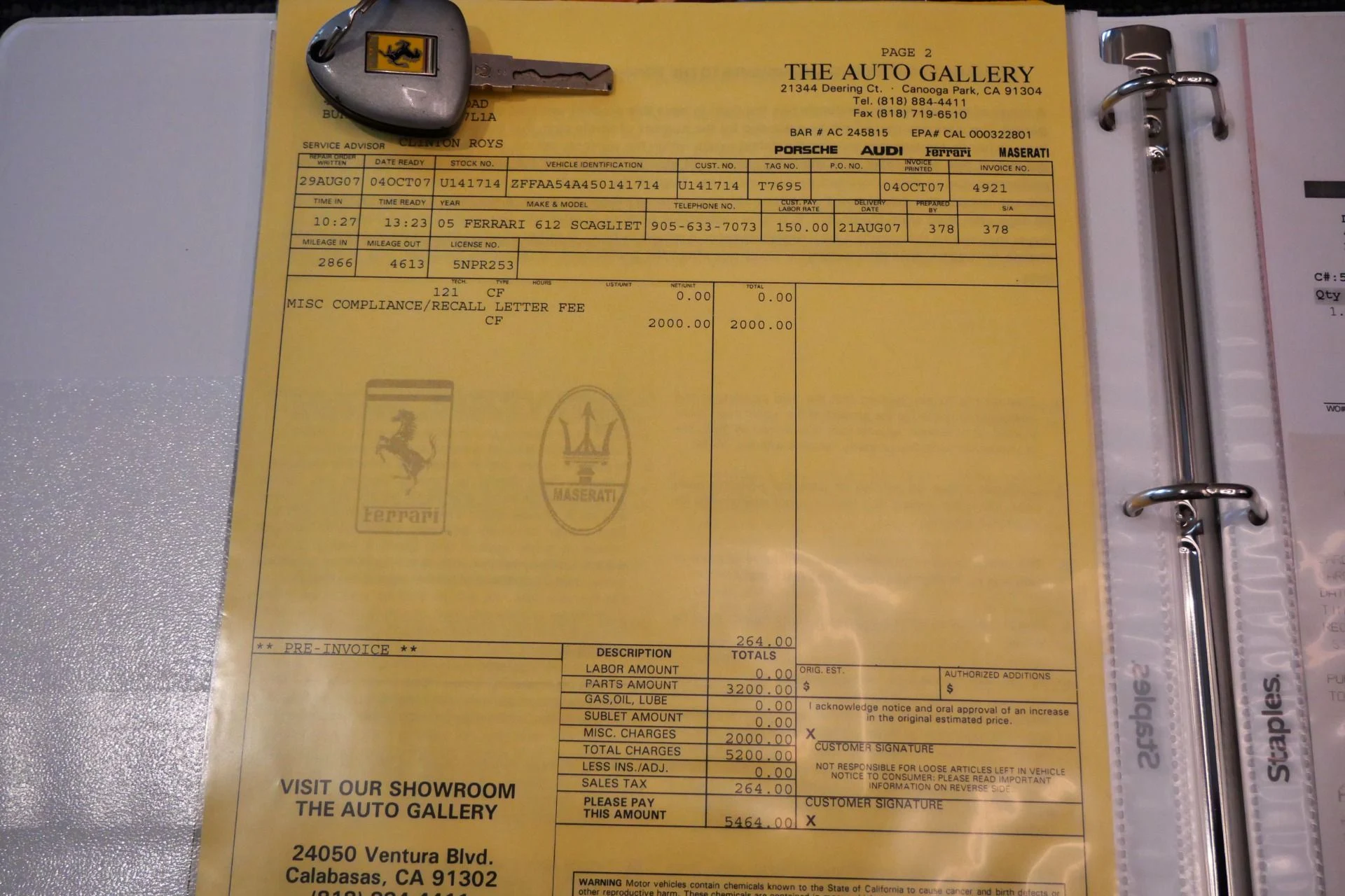 mph038_367195523_Used_2005_Ferrari_612_Scaglietti_Daytona_Seats_Original_Window_Sticker_279_K_MSRP_1771521165_efd2865099