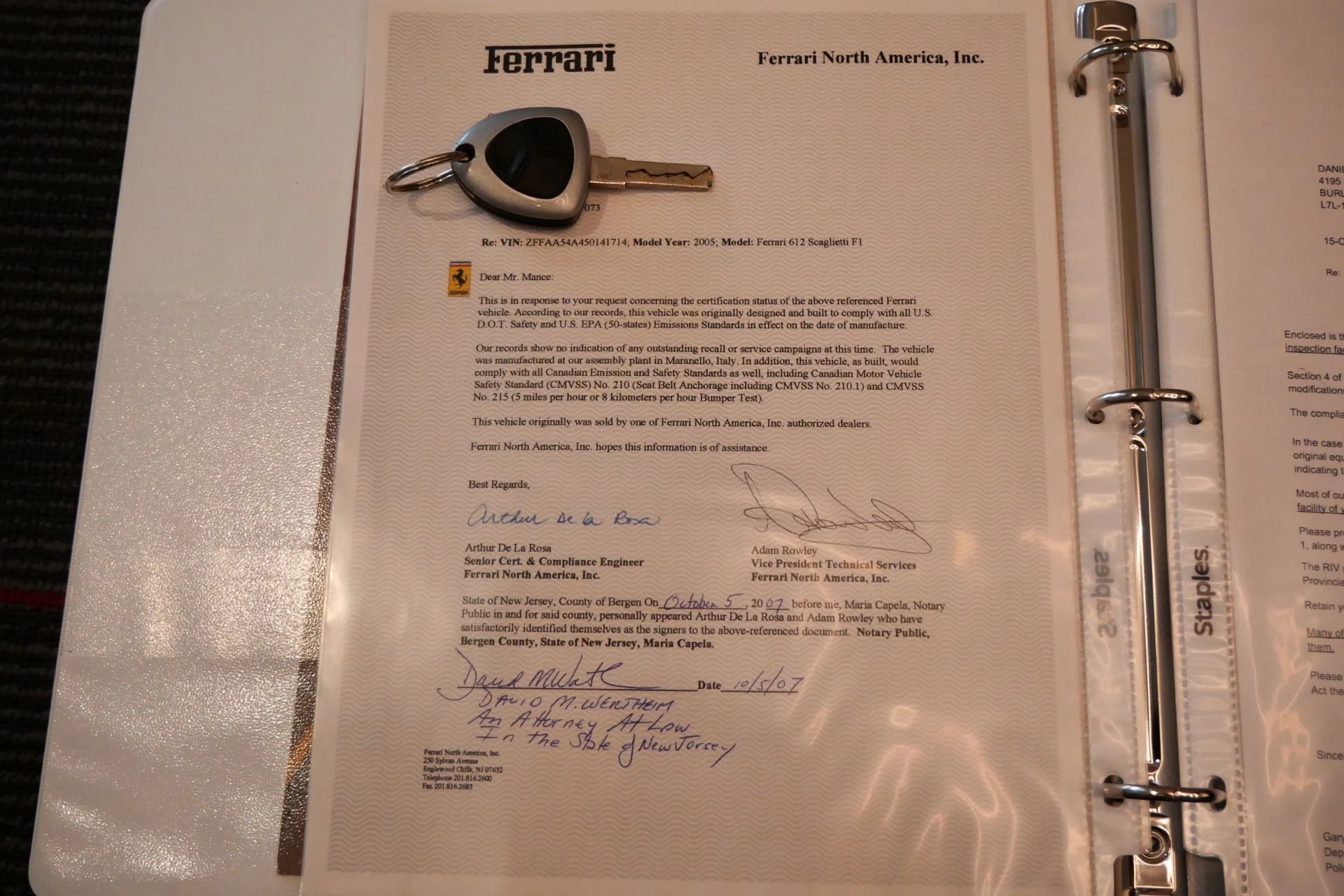 mph039_3135896614_Used_2005_Ferrari_612_Scaglietti_Daytona_Seats_Original_Window_Sticker_279_K_MSRP_1771521165_63f5687eb6