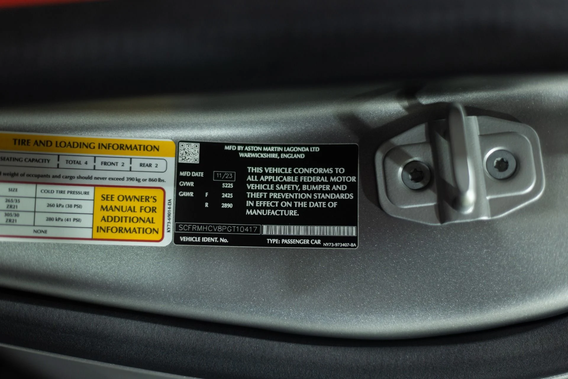 mph057_2028924794_Used_2023_Aston_Martin_DBS_770_Ultimate_Satin_Aluminite_Silver_Paint_Spicy_Red_Interior_HRE_522_M_1773415069_8ebac6a694