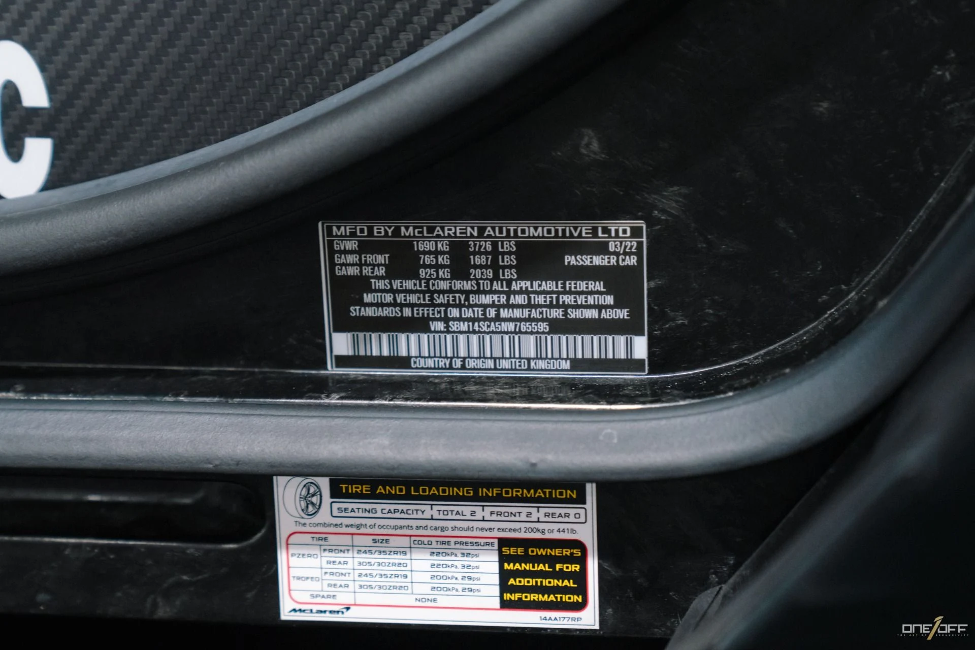 mph059_2722108290_Used_2022_Mc_Laren_765_LT_Spider_GTR_LM_25_Lanzante_1_of_1_800000_MSRP_CPO_Warranty_1761344316_66c4ba54c0