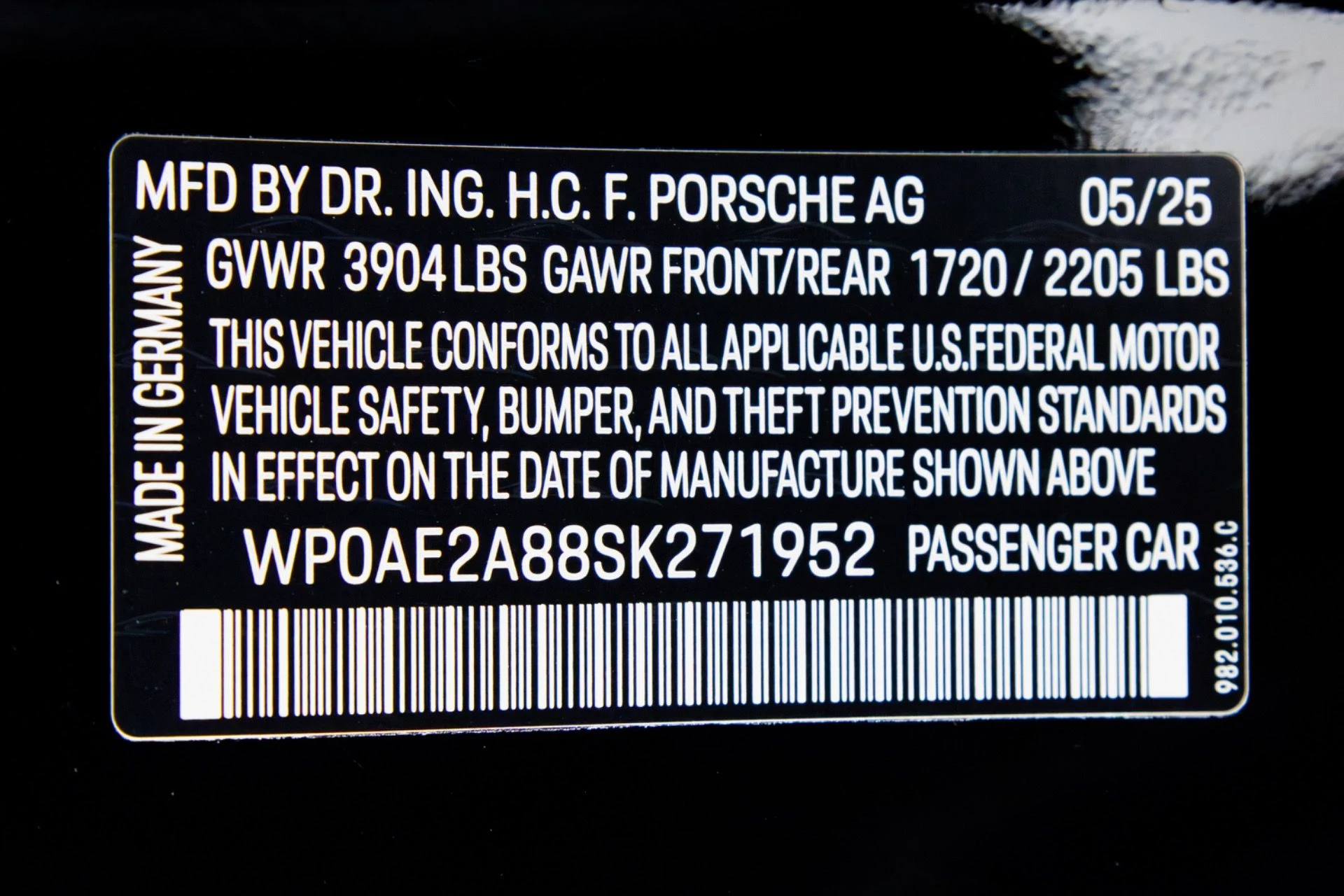 mph081_3066100225_Used_2025_Porsche_718_Cayman_GT_4_RS_1774365239_df53e356fb