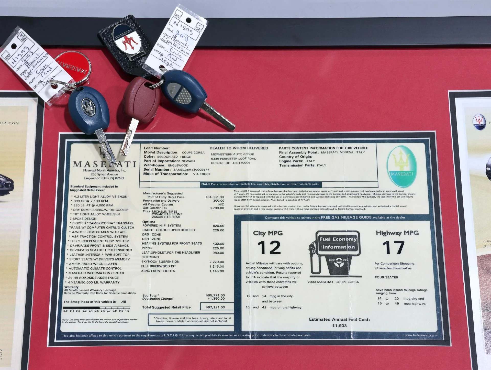 mph090_2214756304_Used_2003_Maserati_Coupe_Cambiocorsa_1_Of_17_In_Rosso_Bologna_Only_21_K_Miles_Just_Serviced_1753800216_4afa23a37f